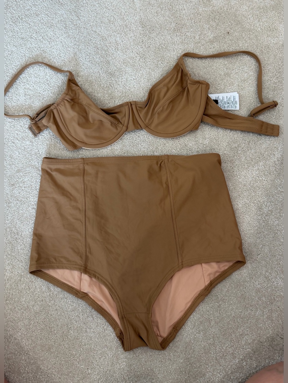 J. Crew Nude Tan Bikini Bottoms